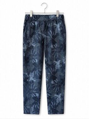 Floral Patterned Pants By Laura Ashley  - Made in ITALY.  Size Small